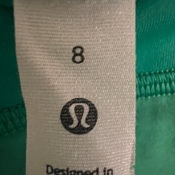 Lululemon Pace Rival Skirt Long Kelly Green Size 8 - Picture 5 of 5